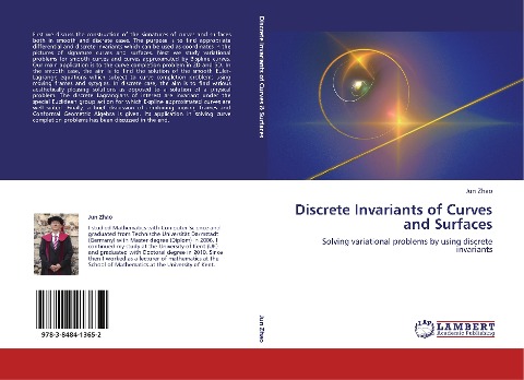 Discrete Invariants of Curves and Surfaces: Solving variational problems by using discrete invariants