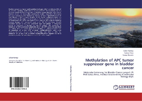 Methylation of APC  tumor suppressor gene in bladder cancer: Molecular Screening for Bladder Cancer project. PI: Prof.Sanaa Eissa, medical biochemistry & molecular biology dept.