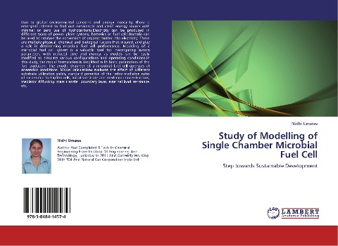 Study of Modelling of Single Chamber Microbial Fuel Cell: Step towards Sustainable Development