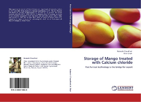Storage of Mango treated with Calcium chloride: Post harvest technology is the bridge for export