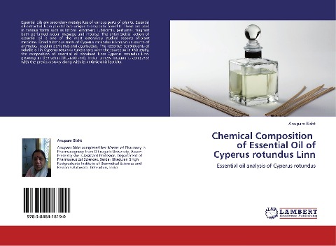 Chemical Composition   of Essential Oil of  Cyperus rotundus Linn: Essential oil analysis of Cyperus rotundus