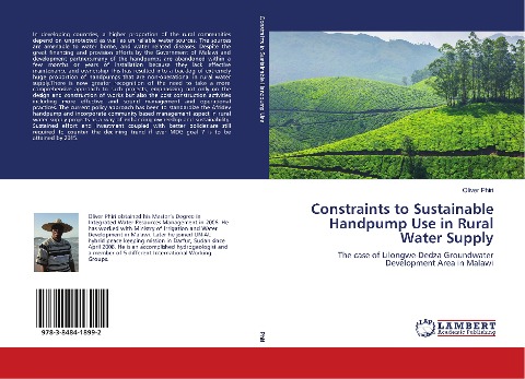 Constraints to Sustainable Handpump Use in Rural Water Supply: The case of Lilongwe-Dedza Groundwater Development Area in Malawi