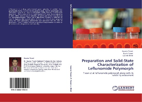 Preparation and Solid-State Characterization of Leflunomide Polymorph: Tiwari et al. leflunomide polymorph along with its solubility assessment