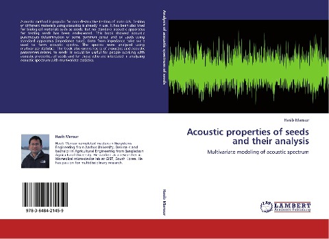 Acoustic properties of seeds and  their analysis: Multivariate modeling of acoustic spectrum