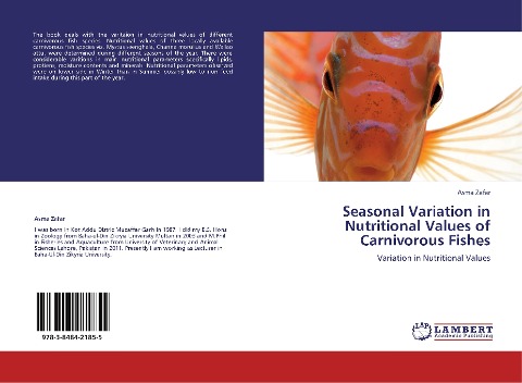 Seasonal Variation in Nutritional Values of Carnivorous Fishes: Variation in Nutritional Values