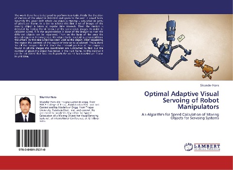 Optimal Adaptive Visual Servoing of Robot Manipulators: An Algorithm for Speed Calculation of Moving Objects for Servoing Systems