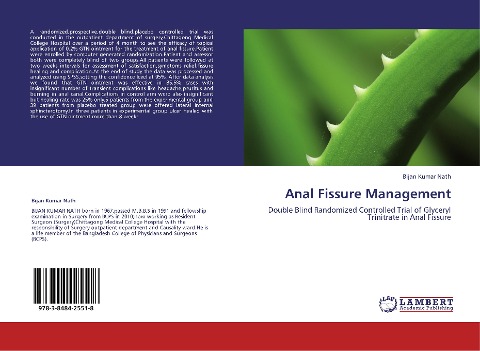 Anal Fissure Management: Double Blind Randomized Controlled Trial of Glyceryl Trinitrate in Anal Fissure