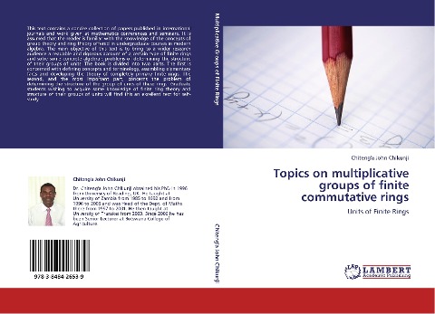 Topics on multiplicative groups of finite commutative rings: Units of Finite Rings
