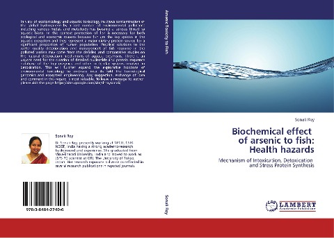 Biochemical effect   of arsenic to fish:  Health hazards: Mechanism of Intoxication, Detoxication   and Stress Protein Synthesis