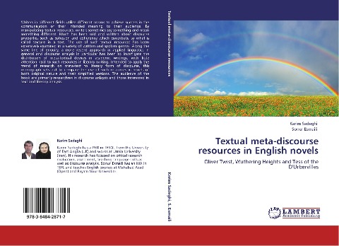 Textual meta-discourse resources in English novels: Oliver Twist, Wuthering Heights and Tess of the DUrbervilles