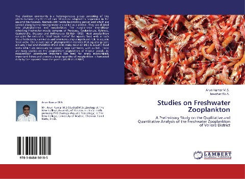 Studies on Freshwater Zooplankton: A Preliminary Study on the Qualitative and Quantitative Analysis of the Freshwater Zooplankton of Vellore District
