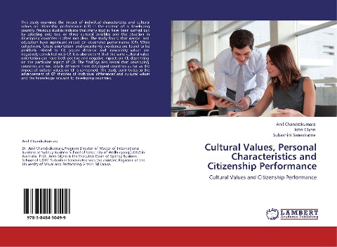 Cultural Values, Personal Characteristics and Citizenship Performance: Cultural Values and Citizenship Performance