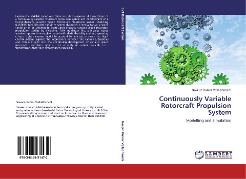 Continuously Variable Rotorcraft Propulsion System: Modelling and Simulation