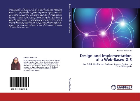 Design and Implementation of a Web-Based GIS: for Public Healthcare Decision Support System in Zaria Metropolis