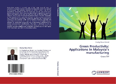 Green Productivity: Applications In Malaysias manufacturing: Green TFP