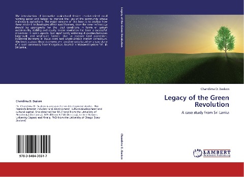 Legacy of the Green Revolution: A case study from Sri Lanka