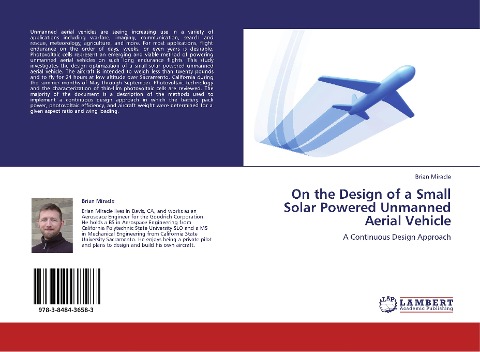 On the Design of a Small Solar Powered Unmanned Aerial Vehicle: A Continuous Design Approach