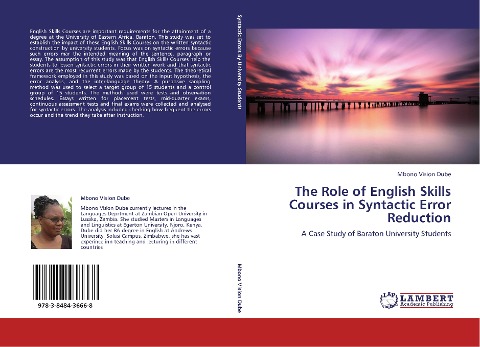 The Role of English Skills Courses in Syntactic Error Reduction: A Case Study of Baraton University Students