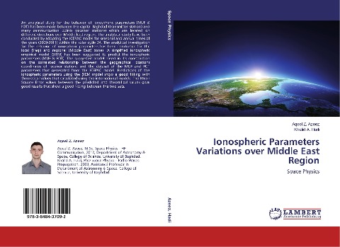 Ionospheric Parameters Variations over Middle East Region: Space Physics