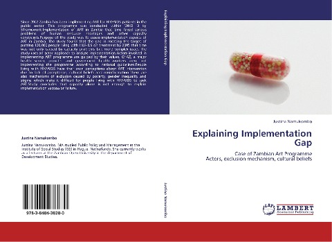 Explaining Implementation Gap: Case of Zambian Art Programme  Actors, exclusion mechanism, cultural beliefs
