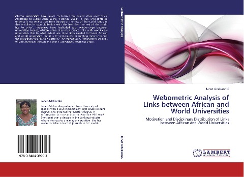 Webometric Analysis of Links between African and World Universities: Motivation and Disciplinary Distribution of Links between African and World Universities
