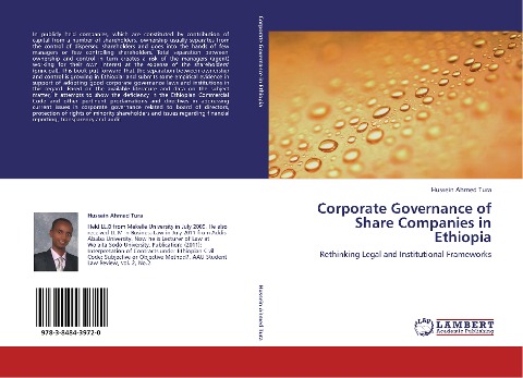 Corporate Governance of Share Companies in Ethiopia: Rethinking Legal and Institutional Frameworks