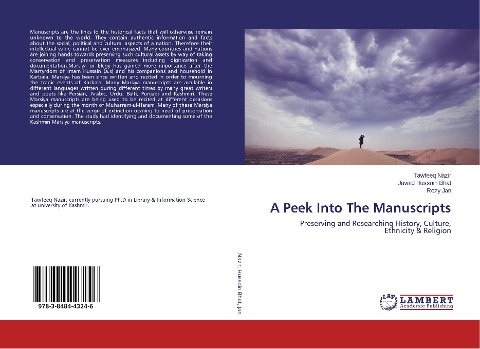 A Peek Into The Manuscripts: Preserving and Researching History, Culture, Ethnicity & Religion