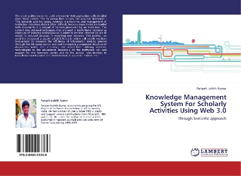 Knowledge Management System For Scholarly Activities Using Web 3.0: through Semantic approach