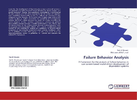 Failure Behavior Analysis: A framework for the analysis of failure behaviors in component-based model-driven development of dependable systems