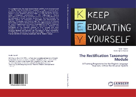 The Rectification Taxonomy Module: A Training Programme for the English Language Teachers in Error Rectification System