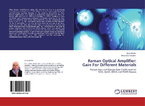 Raman Optical Amplifier: Gain For Different Materials: Raman Gain and Raman Gain Coefficient for  SiO2, GeO2, B2O3 and P2O5 Glasses