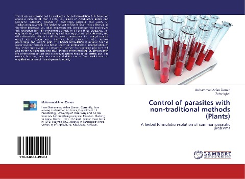 Control of parasites with non-traditional methods (Plants): A herbal formulation-solution of common parasitic problems