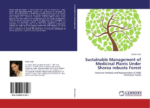 Sustainable Management of Medicinal Plants Under Shorea robusta Forest: Resource Analysis and Rejuvenation of Wild Medicinal Plants