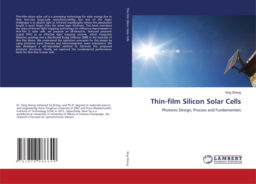 Thin-film Silicon Solar Cells: Photonic Design, Process and Fundamentals