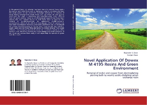 Novel Application Of Dowex M 4195 Resins And Green Environment: Removal of nickel and copper from electroplating pickling bath by weakly acidic chelating cation exchange resin