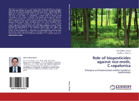 Role of biopesticides against rice-moth, C.cepalonica: Ontogeny and haemolymph and fat bodylarval biochemistry