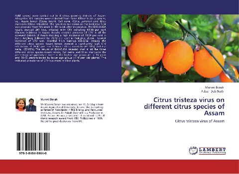 Citrus tristeza virus on different citrus species of Assam: Citrus tristeza virus of Assam