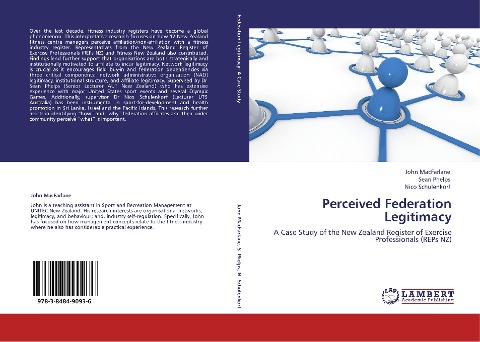 Perceived Federation Legitimacy: A Case Study of the New Zealand Register of Exercise Professionals (REPs NZ)