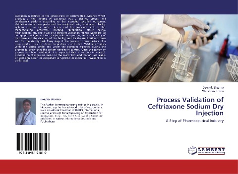 Process Validation of Ceftriaxone Sodium Dry Injection: A Step of Pharmaceutical Industry