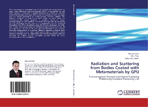 Radiation and Scattering from Bodies Coated with Metamaterials by GPU: Electromagnetic Forward and Inverse Scattering Problems by Graphical Processing Unit