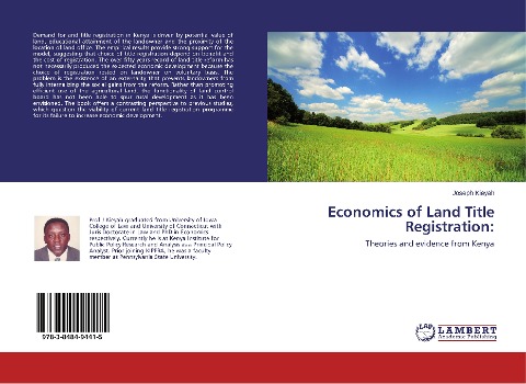 Economics of Land Title Registration:: Theories and evidence from Kenya