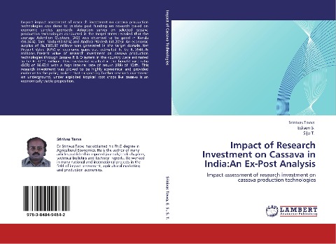 Impact of Research Investment on Cassava in India:An Ex-Post Analysis: Impact assessment of research investment on cassava  production technologies