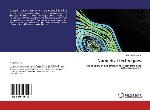 Numerical techniques: The solutions of two dimensional steady state heat diffusion equation