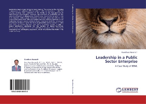 Leadership in a Public Sector Enterprise: A Case Study of BEML