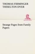 Strange Pages from Family Papers