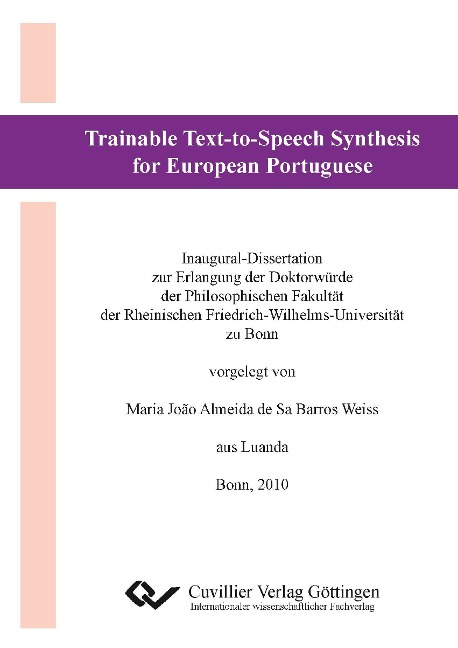 Trainable Text-to-Speech Synthesis for European Portuguese