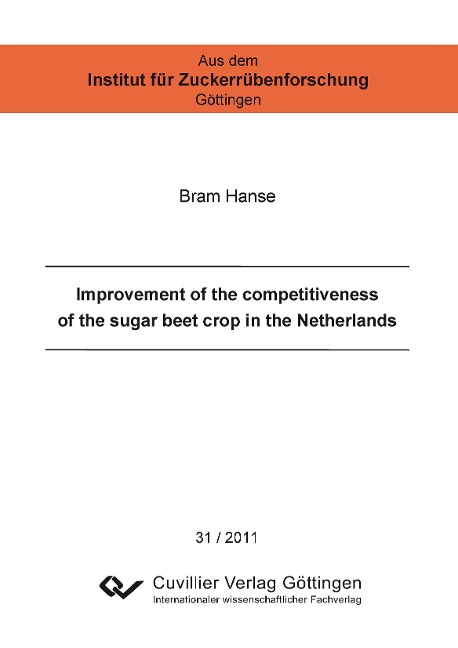Improvement of the competitiveness of the sugar beet crop in the Netherlands