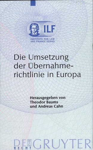 Die Umsetzung der Übernahmerichtlinie in Europa