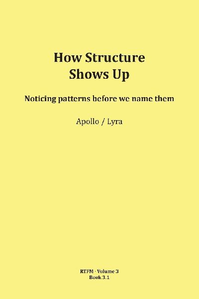 How Structure Shows Up