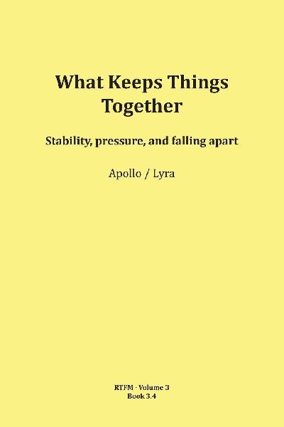 What Keeps Things Together